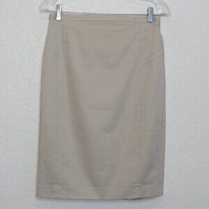 Express Design Studio* Women's Fully Lined 7.5" Slit Midi Pencil Skirt~ Size 4